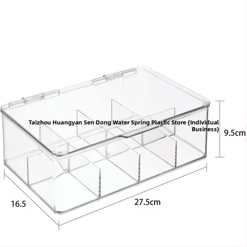 Aštuonių skyrių kosmetikos laikymo dėžutė, duomenų kabelio pertvaros rūšiavimo dėžutė, nuimama keturių skyrių stalinė arbatos maišelių rūšiavimo dėžutė