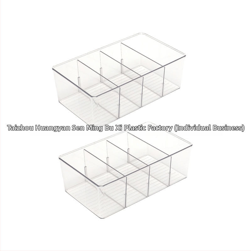 Aštuonių skyrių kosmetikos laikymo dėžutė, duomenų kabelio pertvaros rūšiavimo dėžutė, nuimama keturių skyrių stalinė arbatos maišelių rūšiavimo dėžutė