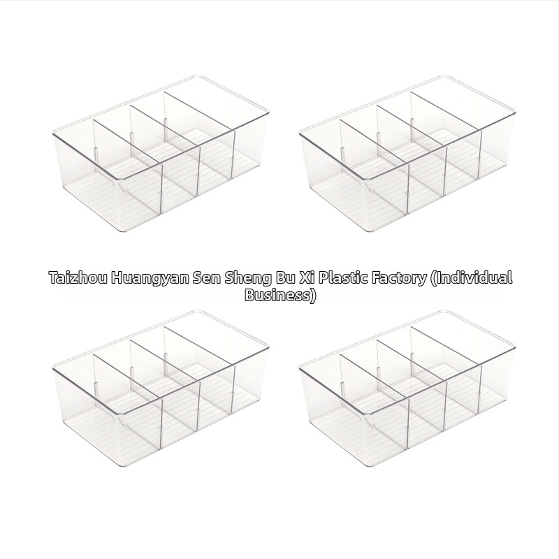 Aštuonių skyrių kosmetikos laikymo dėžutė, duomenų kabelio pertvaros rūšiavimo dėžutė, nuimama keturių skyrių stalinė arbatos maišelių rūšiavimo dėžutė