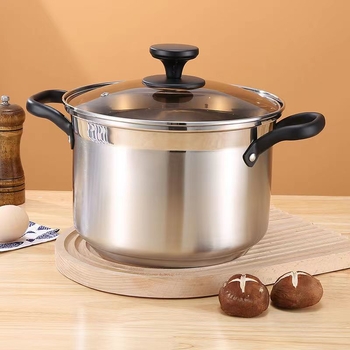 Μη μαγνητική κατσαρόλα από ανοξείδωτο ατσάλι με παχύρρευστη κατσαρόλα γάλακτος, κατσαρόλα συμπληρώματος διατροφής, κατσαρόλα μαγειρέματος, καυτή κατσαρόλα, επαγωγική εστία αερίου, γενική αντικολλητική