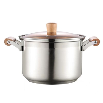 Μη μαγνητική κατσαρόλα από ανοξείδωτο ατσάλι με παχύρρευστη κατσαρόλα γάλακτος, κατσαρόλα συμπληρώματος διατροφής, κατσαρόλα μαγειρέματος, καυτή κατσαρόλα, επαγωγική εστία αερίου, γενική αντικολλητική