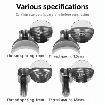 „Aibo E61 Hot Mom Rocket“ platininės rankenos padalintas antgalis iš nerūdijančio plieno nuotėkio antgalis vienas antgalis dvigubas antgalis