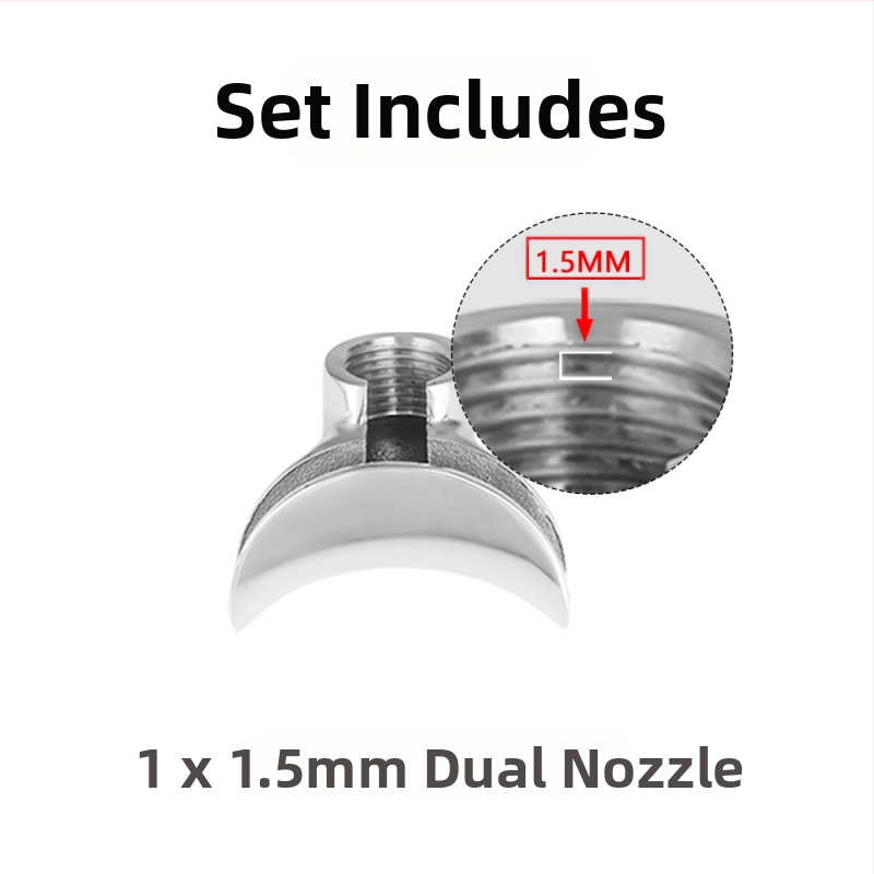 „Aibo E61 Hot Mom Rocket“ platininės rankenos padalintas antgalis iš nerūdijančio plieno nuotėkio antgalis vienas antgalis dvigubas antgalis