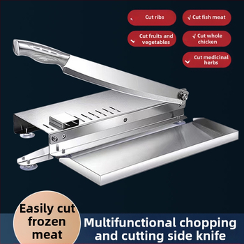 Smulkintuvas Giljotina Buitinė jautienos ir avienos pjaustyklė Rankinis riebiųjų galvijų pjaustytuvas Kaulų pjaustymo Giljotina Virtuvės giljotina Kapojimas