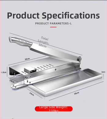 Smulkintuvas Giljotina Buitinė jautienos ir avienos pjaustyklė Rankinis riebiųjų galvijų pjaustytuvas Kaulų pjaustymo Giljotina Virtuvės giljotina Kapojimas