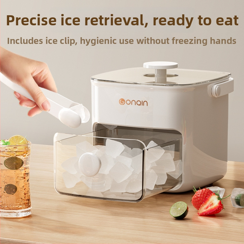 Prenosný výrobník ľadu na kocky ľadu, silikónová forma na kocky ľadu, lis na kocky ľadu, fólia na kocky ľadu, jednoduché vyberanie z formy, veľkoobchod