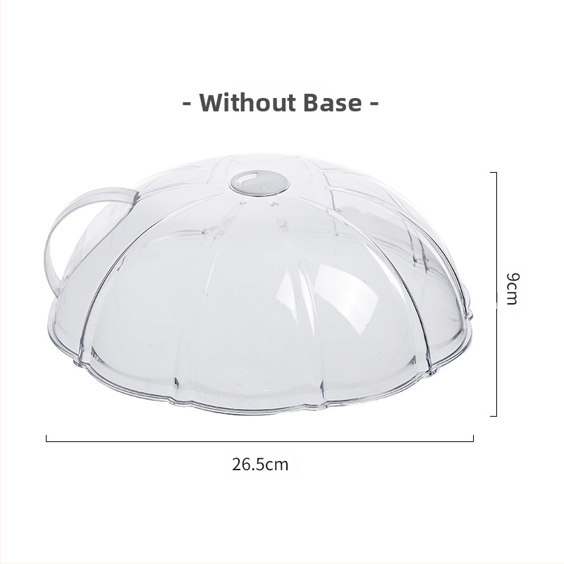 Mikrolaineahi kütte ümmargune toidu plastist tolmukindel PC kate värske toidu kate söödav toidu tolmukate tehase otsemüük