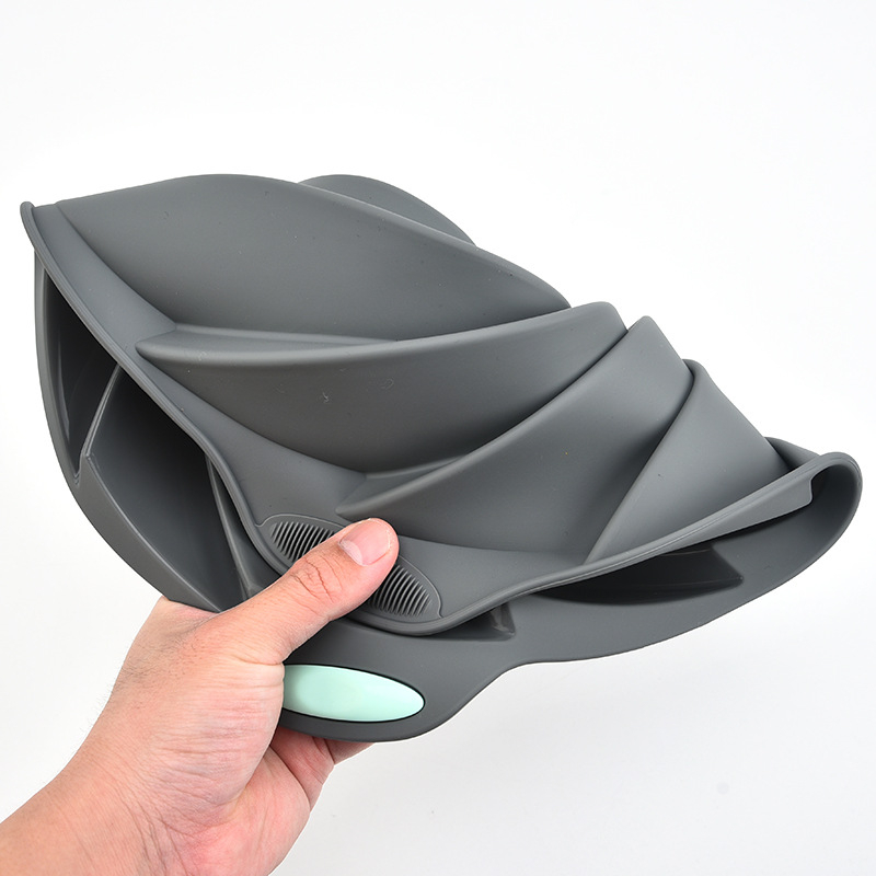 Mufă de tort din silicon șifon în două culori, direct din fabrică, mufă pentru gogoși și biscuiți, mufă mare pentru tort din silicon șifon