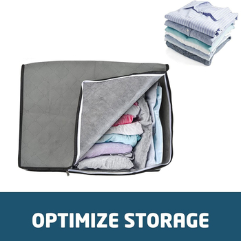 Geantă de depozitare pentru haine de 35L, 6 piese, organizator de haine pentru pătură și depozitare, recipient pentru garderobă, cutie de depozitare sub pat, pliabilă