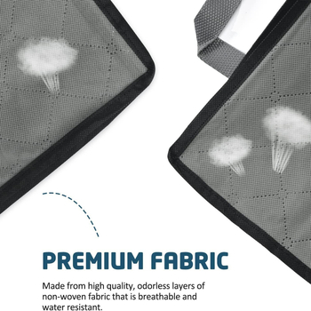 Geantă de depozitare pentru haine de 35L, 6 piese, organizator de haine pentru pătură și depozitare, recipient pentru garderobă, cutie de depozitare sub pat, pliabilă