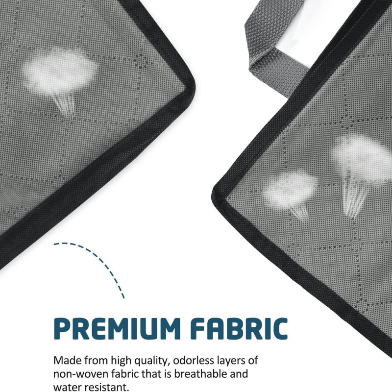 Geantă de depozitare pentru haine de 35L, 6 piese, organizator de haine pentru pătură și depozitare, recipient pentru garderobă, cutie de depozitare sub pat, pliabilă