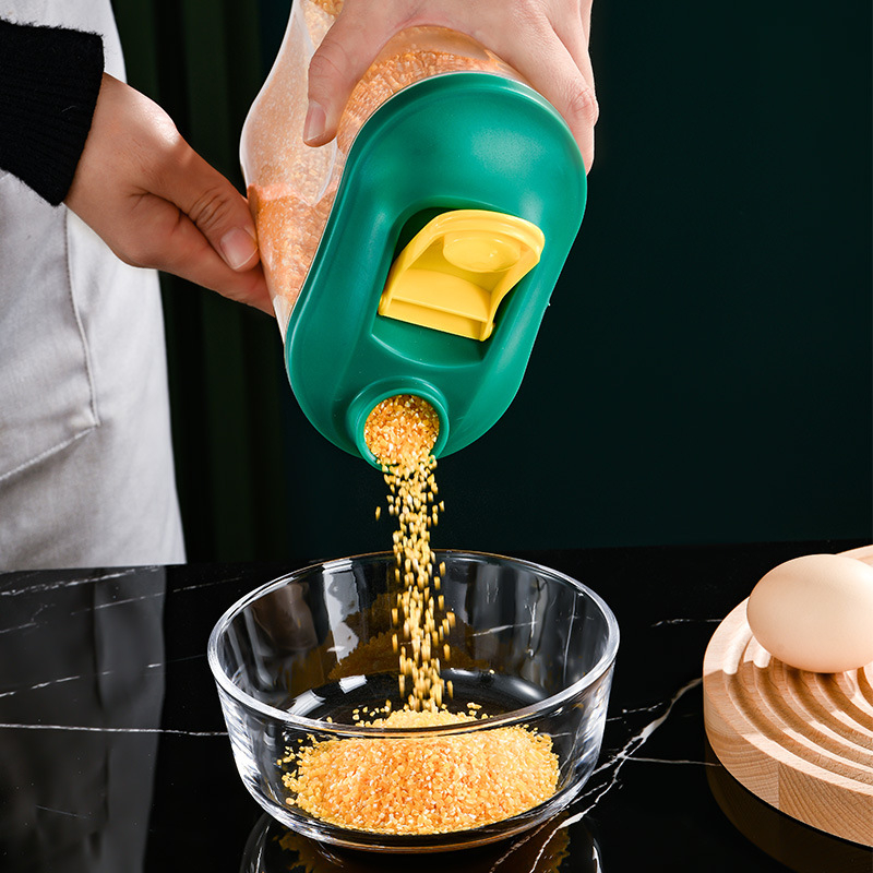 Нови домакински запечатани консерви, зърнени храни, влагоустойчива кутия за съхранение на хол, бисквити с ядки, едрозърнест пластмасов буркан