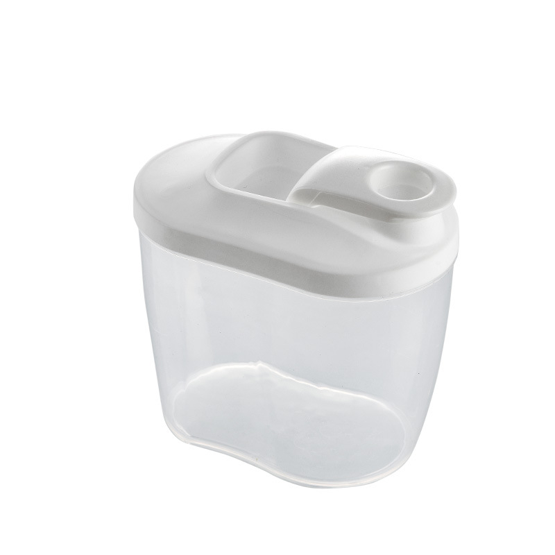 Нови домакински запечатани консерви, зърнени храни, влагоустойчива кутия за съхранение на хол, бисквити с ядки, едрозърнест пластмасов буркан