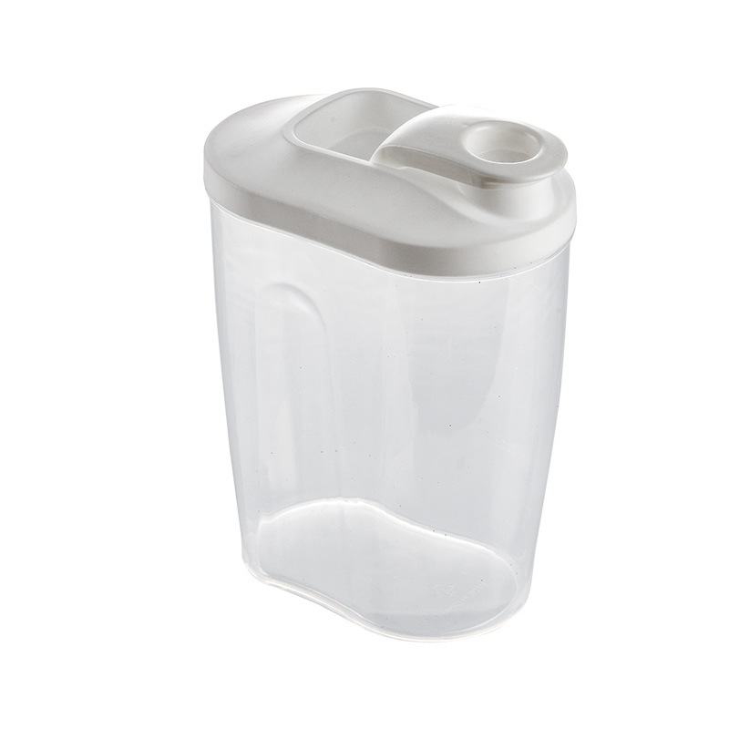 Нови домакински запечатани консерви, зърнени храни, влагоустойчива кутия за съхранение на хол, бисквити с ядки, едрозърнест пластмасов буркан