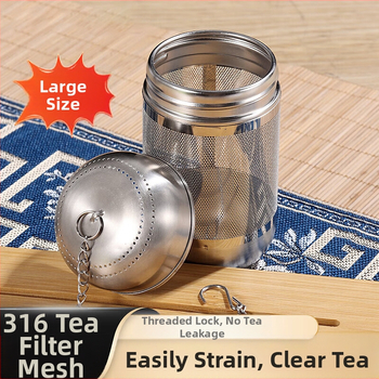 316 nerūdijančio plieno arbatos nutekėjimo arbatos separatorius arbatos sietelis puodelis arbatos filtras arbatos vandens atskyrimas arbatos virimo aparatas arbatos dėžutė