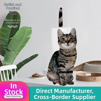 Kassipoegade rullpaberi kaunistused, kodune salvrätikuhoidja, vannitoa paberrätikuhoidja, rauast käsitöö, ornamendistiilis hoiuriiul