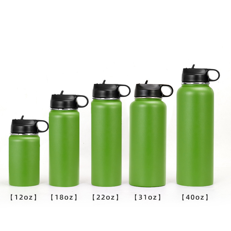 Dupla rétegű 32oz-os műanyag spray-es vízforraló rozsdamentes acél sport vízforraló kültéri nagy kapacitású vákuumtermosz határokon átnyúló külkereskedelemhez