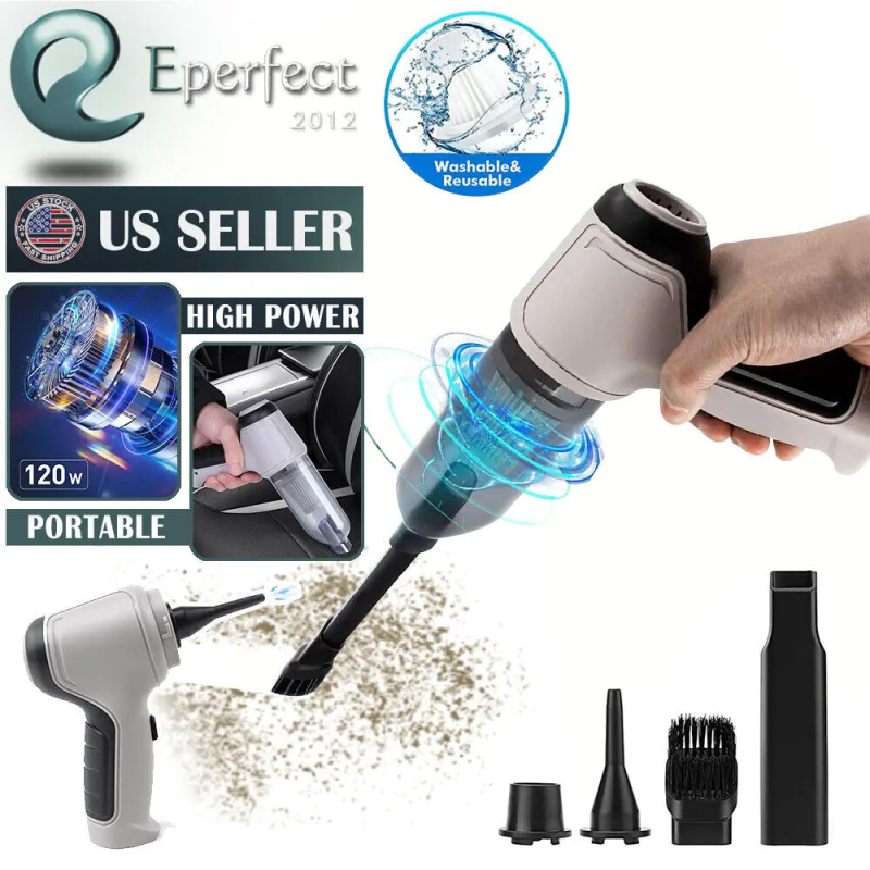 Automobilinis belaidis dulkių siurblys daugiafunkcis galingas pūtimo siurbimas buitinis mažas siurbimas rankinis didelės galios pūstuvas dulkėms