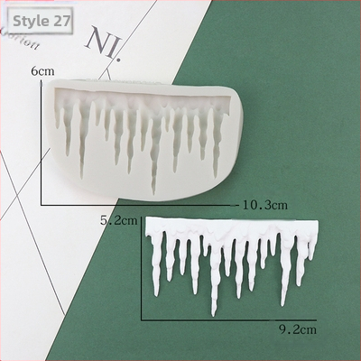 Karácsonyi flip cukor csokoládé szilikon forma hóház fenyőtoboz hópehely mézeskalács ember karácsonyfa jávorszarvas torta dekoráció