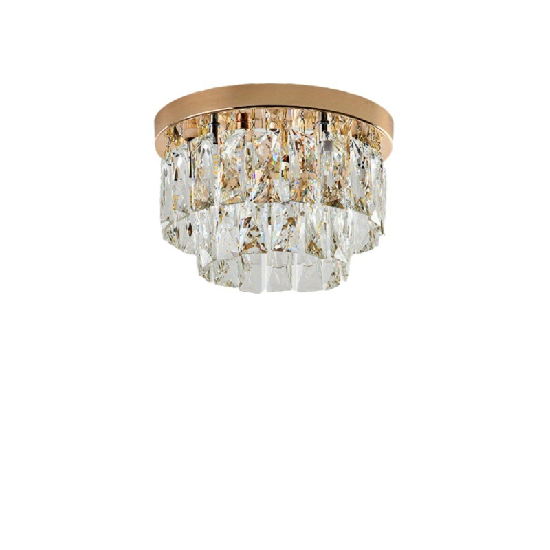 Moodne kuum müük lihtne sisseehitatud laelamp ümmargune loominguline kristallkoridori magamistoa köögi sissepääsu Zhongshani lambid