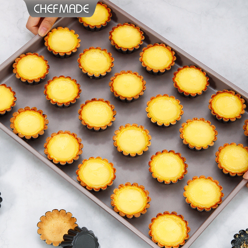 Study Chef piiriülesed krüsanteemimunakoogivormid, koogivorm, munakoogi pudinguvorm, koogivorm