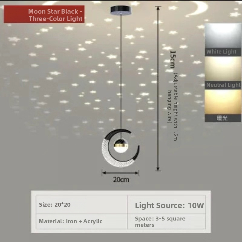 Ööküllühtri tõstmine Interneti tähistaja elutuba söögituba väike lühter 2023 uus magamistoa öölambi lühter