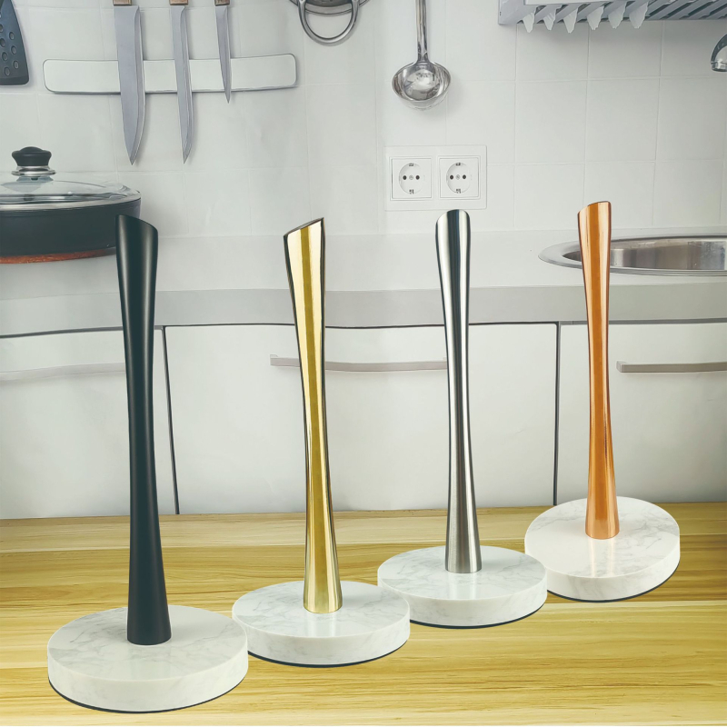 Sandėlyje yra marmurinis virtuvės vertikalus servetėlių laikiklis valgomojo stalo servetėlių laikiklis be perforatoriaus, nerūdijančio plieno ritininio popieriaus laikiklis