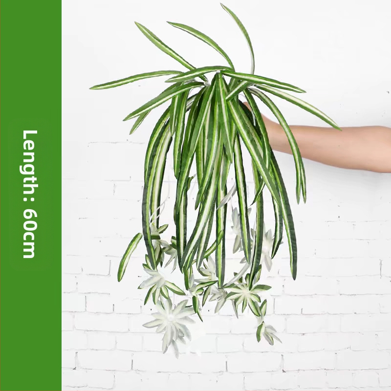 Didmeninė prekyba dirbtinėmis 5 šakų aukso apvadu apipintomis medžiaginėmis vorinėmis orchidėjomis, augalų sienų aksesuarais, dirbtinėmis gėlėmis, dekoratyviniais papuošalais, dirbtinėmis gėlėmis