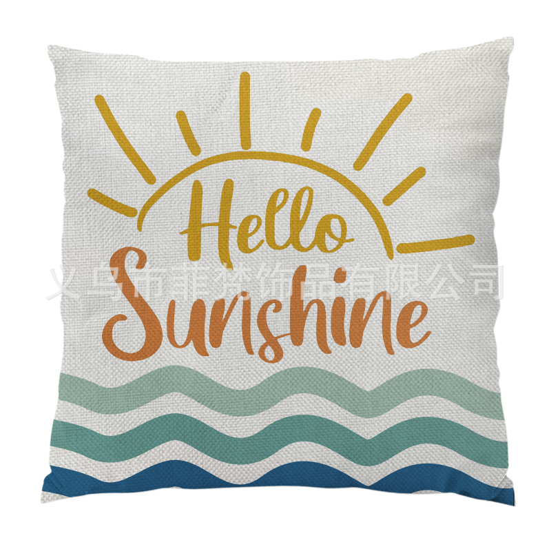 Луксозна лятна възглавница Ins Nordic Light с нов принт, калъф за облегалка за глава, кола, диван, възглавница за кръста, офис дрямка