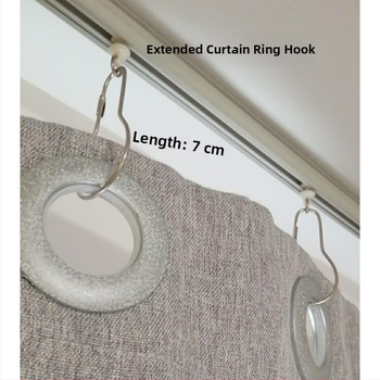 Prailginimo kabliukas Užuolaida trumpas romėniško strypo žiedas Užuolaida Užuolaida Užuolaidos susitraukimas Augimas Prailginimas Norite pailginimo kabliukas nepakankamai ilgas