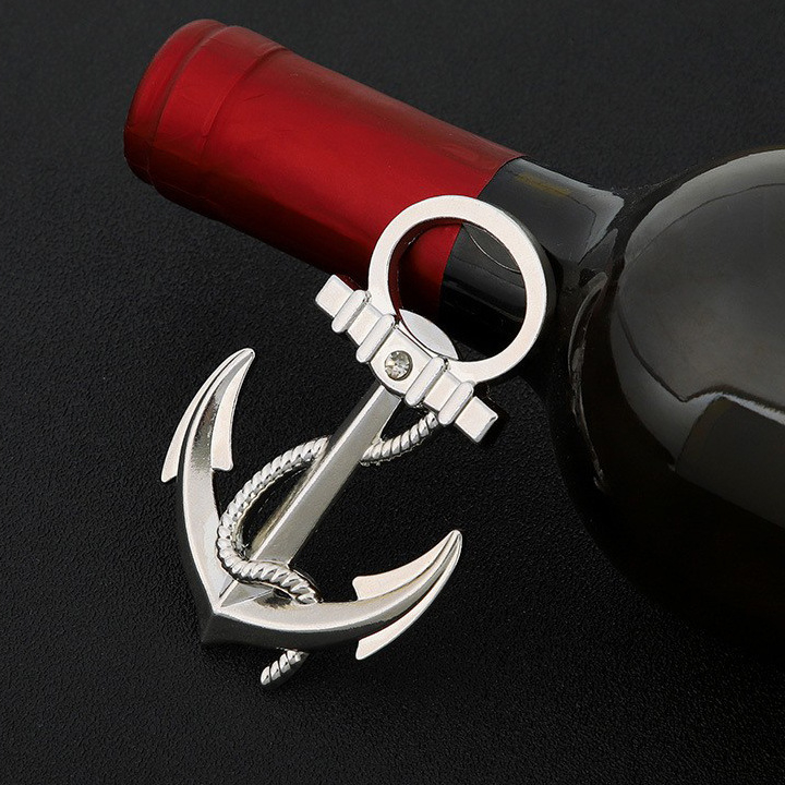 Határokon átnyúló Amazon Népszerű Anchor Üvegnyitó Cinkötvözet Sörös Üvegnyitó Esküvői Ünnepi Parti Kis Ajándékok