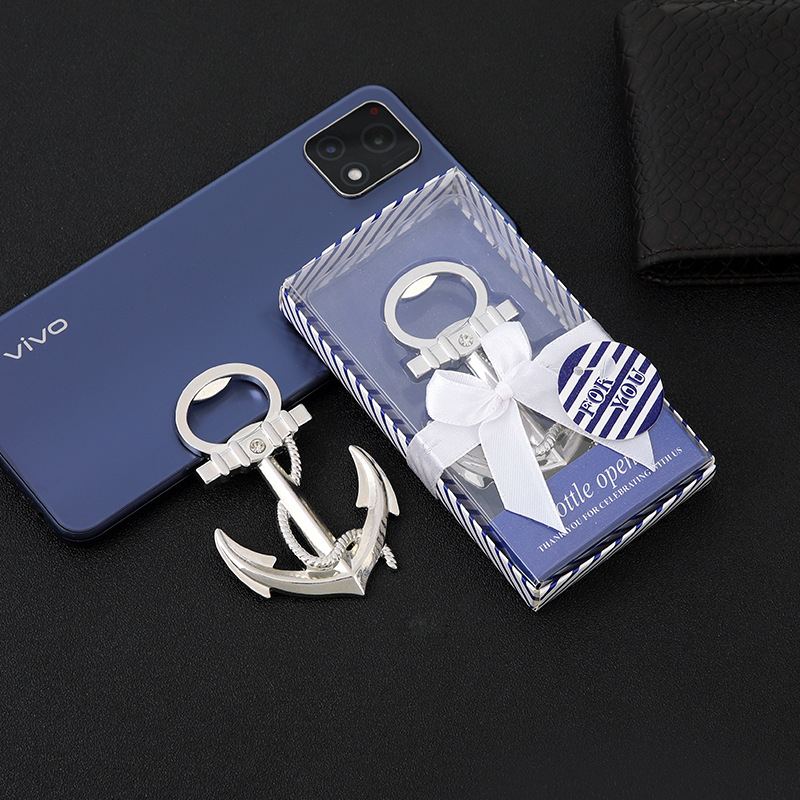 Határokon átnyúló Amazon Népszerű Anchor Üvegnyitó Cinkötvözet Sörös Üvegnyitó Esküvői Ünnepi Parti Kis Ajándékok