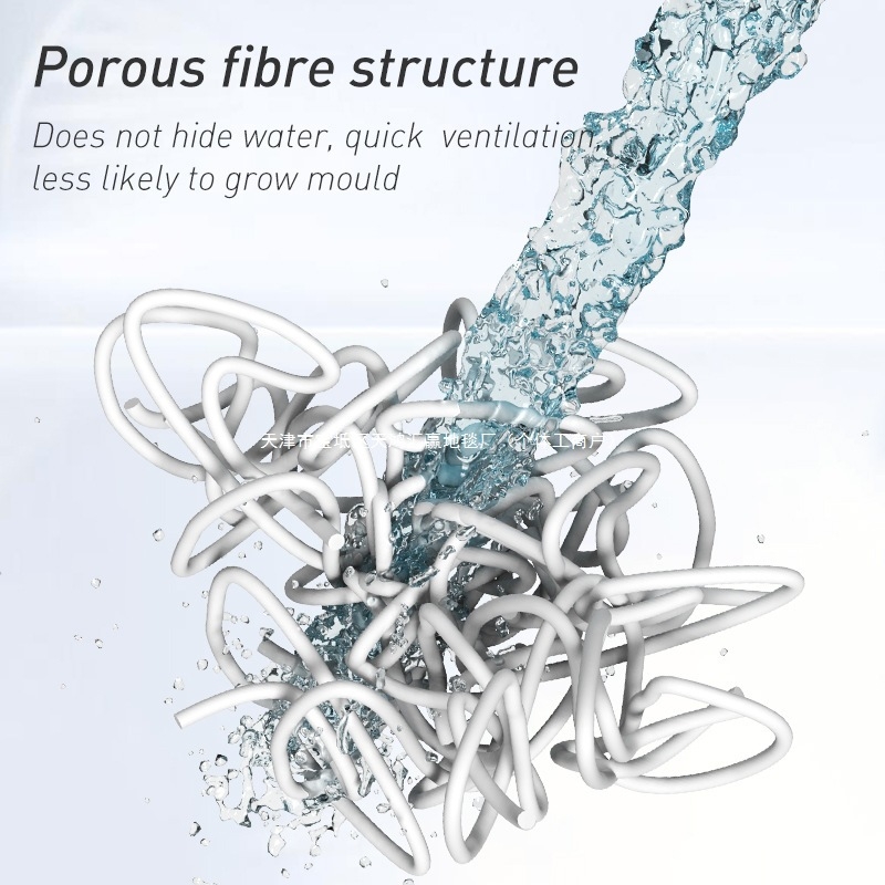 Piiriülene Amazoni libisemiskindel vannitoamatt, duširuumi vannitoa jalamatt, traatrõngas, tualettruum, veekindel põrandamatt