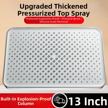 [Padidinti viršutinį purškimą] Slėginio vandens išleidimo anga Didelis viršutinis purškimas Vonios kambario maudymosi dušas Gėlės Džiovinimo dušo galvutės kostiumas