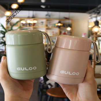 Θερμός Κύπελλο Γυναικών Υψηλής Αξίας Yan Γραφείου με Σούπα Πρωινού από Ευρύχωρο Μεγάλης Διαμέτρου Βραστήρας από Ανοξείδωτο Ατσάλι 304