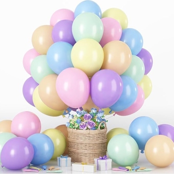 Hulgimüük 10-tollised 2,2 g makroonlateksist õhupallid pulmaruumi paigutuse sünnipäevapeo kaunistamiseks pulma makroonõhupallid