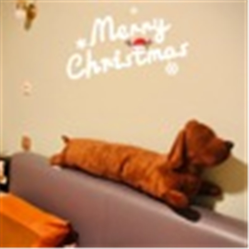 Barna aranyos kolbászos kutya hosszú kanapé lakberendezési párna baba plüssjáték panda husky baba