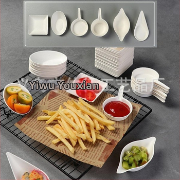 Skaidomas vienkartinis padažo prieskonių indas Padažo skonis Mažas indas Sojų padažo vienkartinis indas Komercinis padažo indas