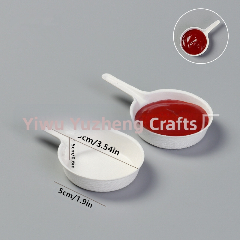 Skaidomas vienkartinis padažo prieskonių indas Padažo skonis Mažas indas Sojų padažo vienkartinis indas Komercinis padažo indas