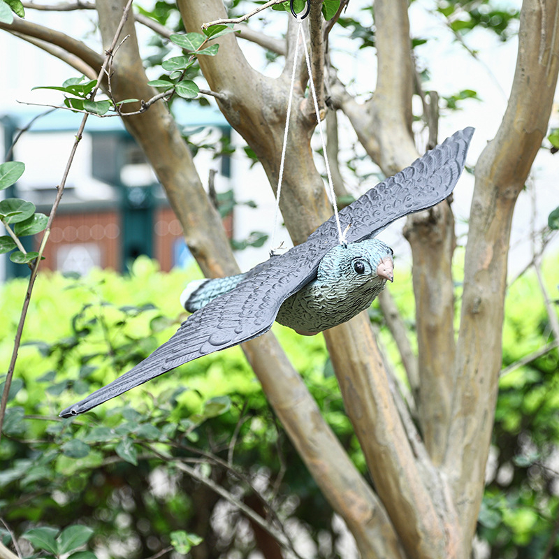 Gyári közvetlen értékesítés Linyuan dekoratív díszek Állatok utánzata Szárnyakkal ellátott csalimadár Repülő madár Sirály Repülő madár utánzata,