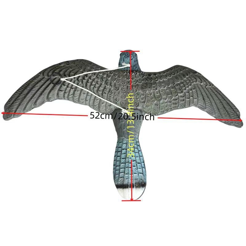 Gyári közvetlen értékesítés Linyuan dekoratív díszek Állatok utánzata Szárnyakkal ellátott csalimadár Repülő madár Sirály Repülő madár utánzata,