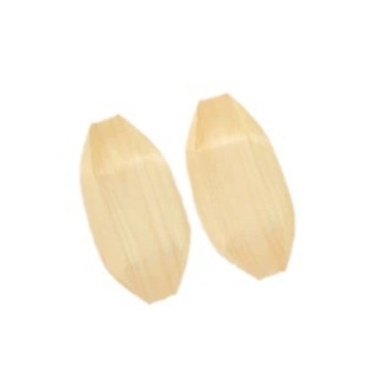 Vienkartinė kanojos popierinė valties dėžutė užkandžių padėklas tešlos pakavimo dėžutė užkandžių padėklas medinė valtis Japoniški kūrybingi mediniai stalo reikmenys