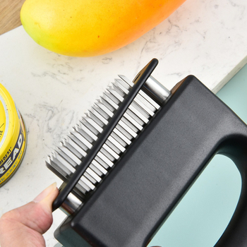 Διασυνοριακή μπριζόλα από ανοξείδωτο χάλυβα, τρυφερά εργαλεία κουζίνας για οικιακή χρήση, διπλής όψης πεύκο