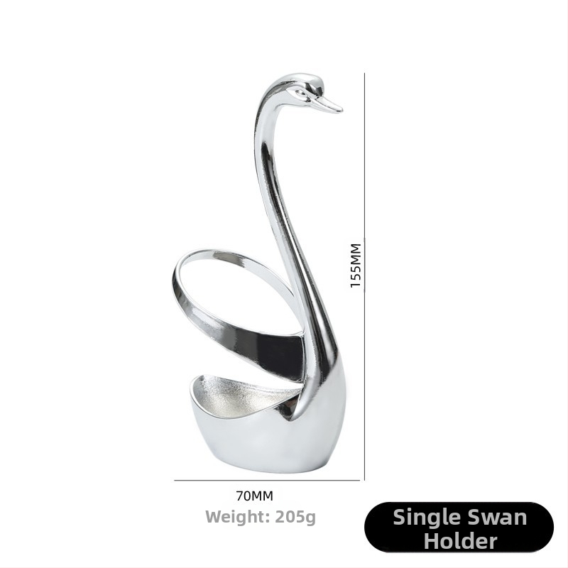 Cinko lydinio „Cynus“ vaisių šakučių organizatoriaus stalo įrankių stovas, restorano, viešbučio dekoravimo stalo įrankių laikymo stovas