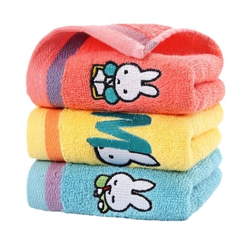 Medvilninis vaikiškas rankšluostis veidui, sugeriantis, mielas mažas rankšluostis, mokinio, darželinuko, kūdikio, veido rankšluostis, kategorija A, didmeninė prekyba