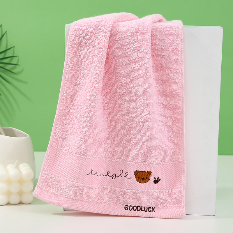 Medvilninis vaikiškas rankšluostis veidui, sugeriantis, mielas mažas rankšluostis, mokinio, darželinuko, kūdikio, veido rankšluostis, kategorija A, didmeninė prekyba