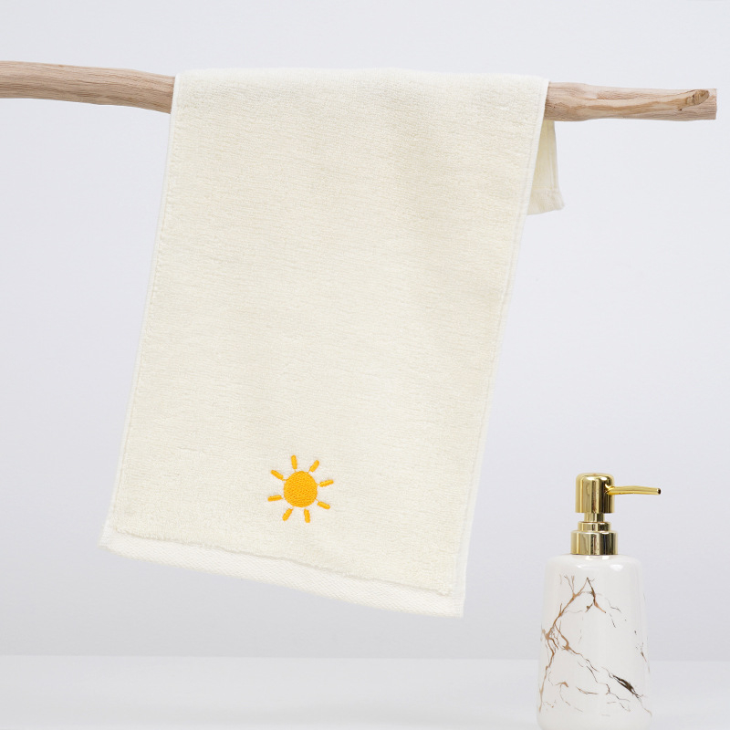 Medvilninis vaikiškas rankšluostis veidui, sugeriantis, mielas mažas rankšluostis, mokinio, darželinuko, kūdikio, veido rankšluostis, kategorija A, didmeninė prekyba