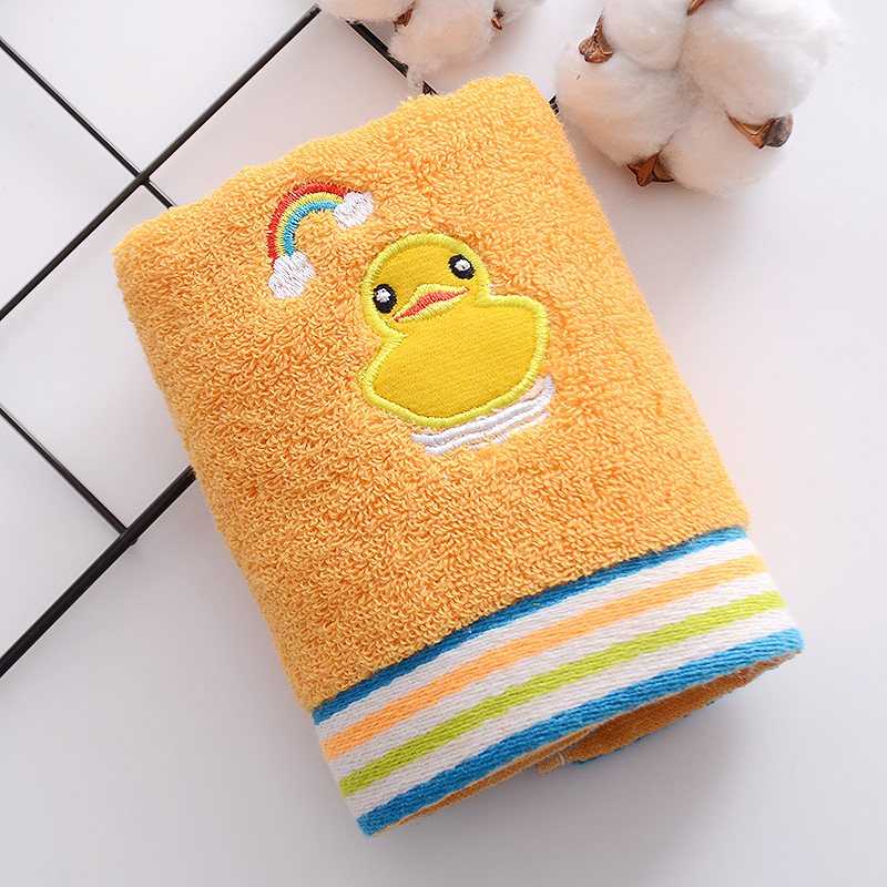 Medvilninis vaikiškas rankšluostis veidui, sugeriantis, mielas mažas rankšluostis, mokinio, darželinuko, kūdikio, veido rankšluostis, kategorija A, didmeninė prekyba