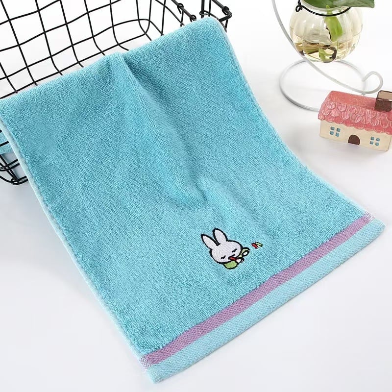 Medvilninis vaikiškas rankšluostis veidui, sugeriantis, mielas mažas rankšluostis, mokinio, darželinuko, kūdikio, veido rankšluostis, kategorija A, didmeninė prekyba