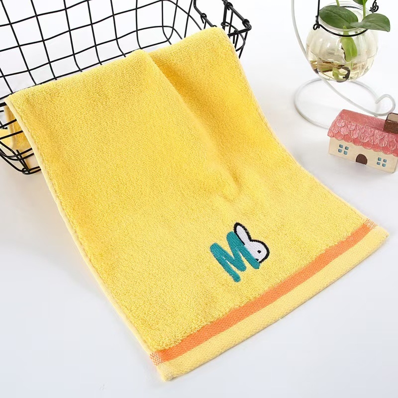 Medvilninis vaikiškas rankšluostis veidui, sugeriantis, mielas mažas rankšluostis, mokinio, darželinuko, kūdikio, veido rankšluostis, kategorija A, didmeninė prekyba